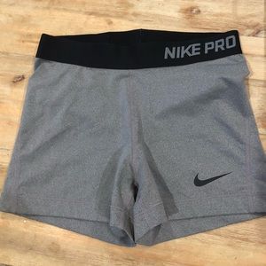 SOLD ON MERCARI 2/8/2020 grey dri-fit Nike pro